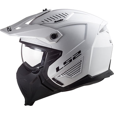 HELM DRIFTER SOLID GLOSS WH L LS2
