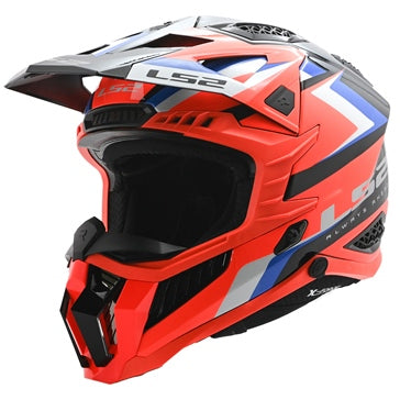 HELM X-FORCE SPRINT BK/OG/BL/WH S LS2