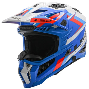HELM X-FORCE SPRINT WH/BL/RD S LS2