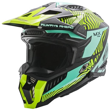 HELM X-FORCE FAN FULL BK/BL/YE L LS2