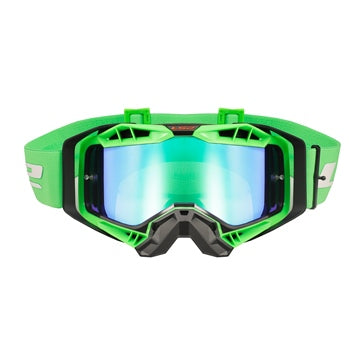 LS2 Aura Pro Goggles Green; Black
