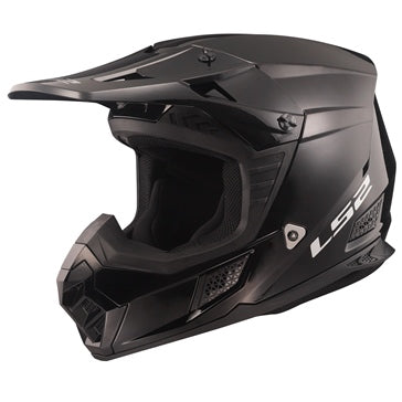 HELM COZ SOLID MAT BK M LS2