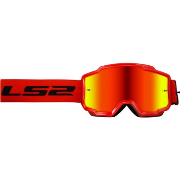 LS2 Charger Plus Goggle Black; Red