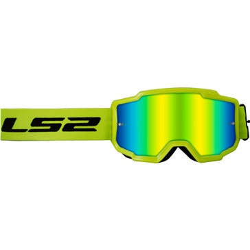 LS2 Charger Plus Goggle Black; High visibility Yellow