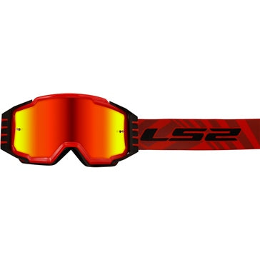 LS2 Charger Pro Goggle Black; Red