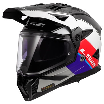 HELM BLAZE II RALLY W/SUNV RD/WH/BL S