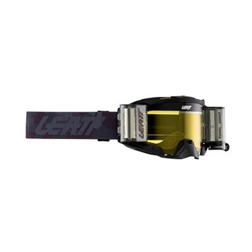 LEATT Velocity 5.5 Goggle Roll-Off Stealth