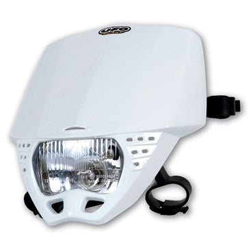HEADLIGHT CRUISER 12V 35W WH UFO
