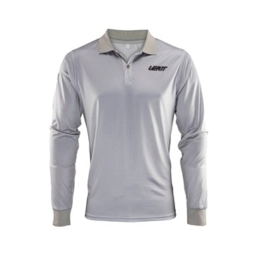 SHIRT POLO LONG TEAM STEEL 3XL LEATT