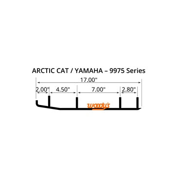 CARBIDE RUN 6 inch MAVERICK SERIES A/C QTY2