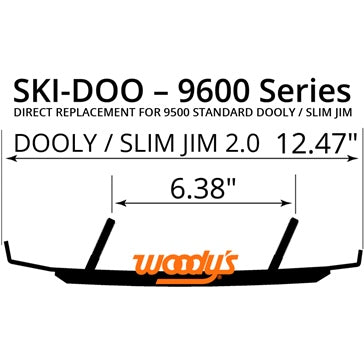 CARBIDE RUNNER 6 inchX60D DOOLY SERIES QTY1