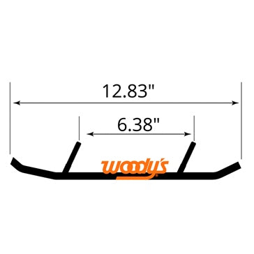 WOODYS Carbide Runner Lynx; Fits Ski-doo