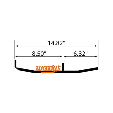 WOODYS Carbide Runner Fits Polaris