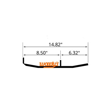 WOODYS Carbide Runner Fits Polaris