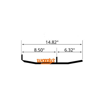 WOODYS Carbide Runner Fits Polaris