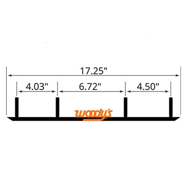 WOODYS Carbide Runner Fits Polaris