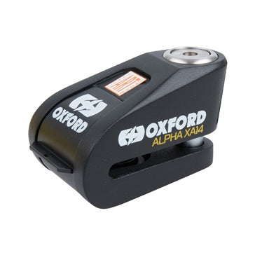 DISC LOCK ALPHA XA14 ALARM 14MM SST/BK