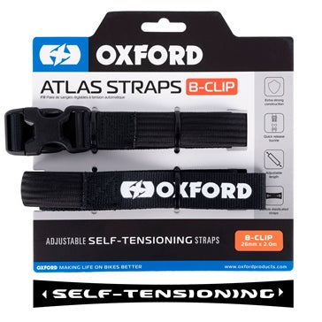 Oxford Products Atlas B-Clip Straps 2 m