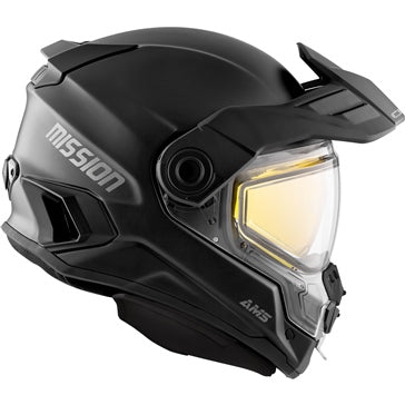 HELM MISSION EDL SOLID BKMAT 4XL CKX