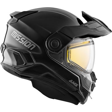HELM MISSION EDL SOLID BK 2XL