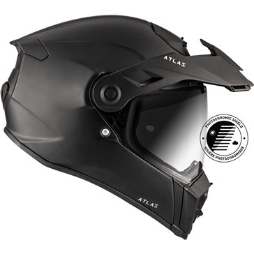 HELM ATLAS SLP SOLID BK MAT M CKX