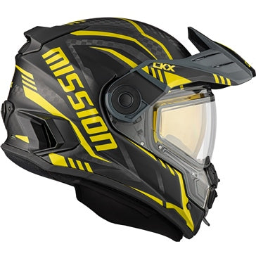 CKX Mission Free-Face Helmet - Carbon Code