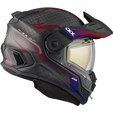HELM MISSION DL FURY TWL/SCRLT MAT 2XL