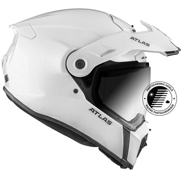 HELM ATLAS SLP SOLID PEARL WH GLOSS 2XL