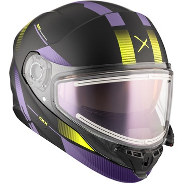 HELM CONTACT EDL EDGE LIME/PUR MAT L
