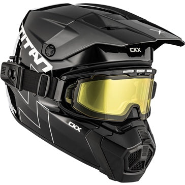 HELM TITAN AMS DL SOLID BK GLOSS XL