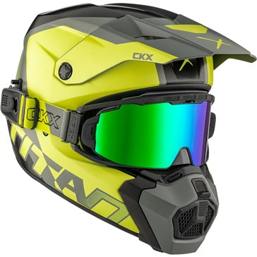 HELM TITAN AMS DL NUNAVUT LIME MAT L