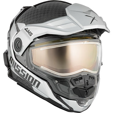 CKX Mission Free-Face Helmet - Carbon Alaska