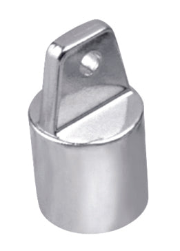 EXT END CAP CHR ZINC 7/8 inch (PR)