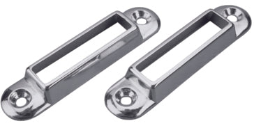 BOW SOCKET CHROME PAIR