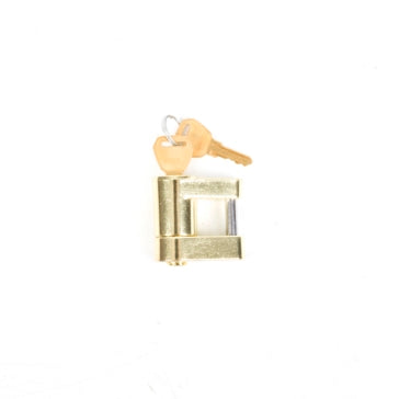 BRASS PLATED ZINC COUPLER LOCK 2