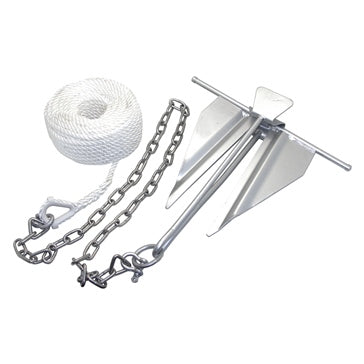 ANCHOR KIT CHAIN ROPE #7 SLIP RING 50