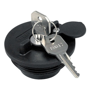 BLK LOCKING CAP/KEYS 1.5 inch