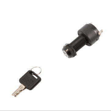 POLY 3-POSITION KEY SWITCH LONG SHAFT
