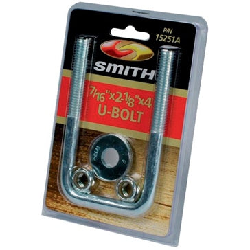 PKG U-BOLT 2-1/8 inch X 4 inch W/WASHER & NUT