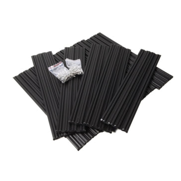 MARINE SLIDES; 3 inch X 15 inch; BLACK; 10-PACK