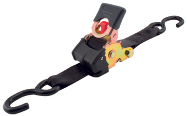 2 inchX6 4000LB 2PK RATCHET T DOWNS BLACK