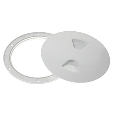 DECK PLATE 8 inch WHT HIDDEN SCREWS