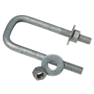 U-BOLT SQUARE 3/8 inchX1-5/8 inchX3-9/16 inchGALV