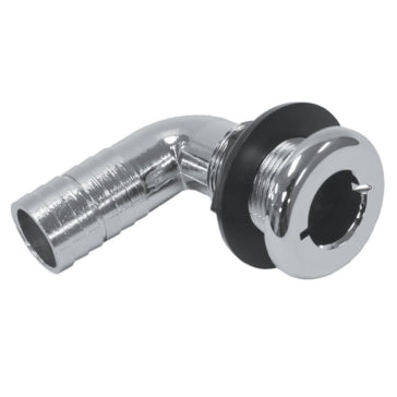 THRU-HULL 90DEG 1 1/8 inch CHR