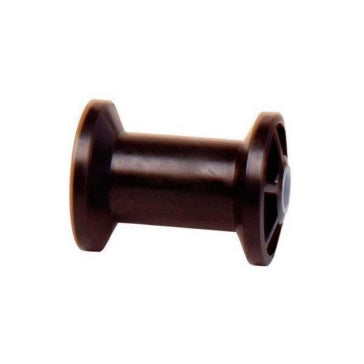 ROLLER; 4 IN. SPOOL TYPE; BLACK