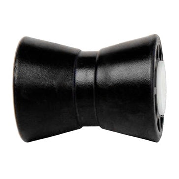 ROLLER;5 IN. KEEL; CENTER GUIDED;BLACK