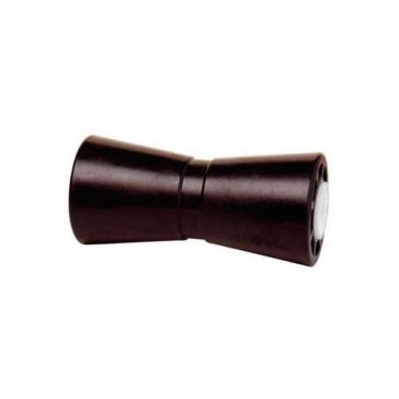 ROLLER; 8 IN. KEEL; BLACK
