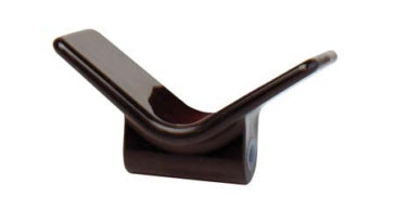 BOW STOP; 3 IN. V; BLACK