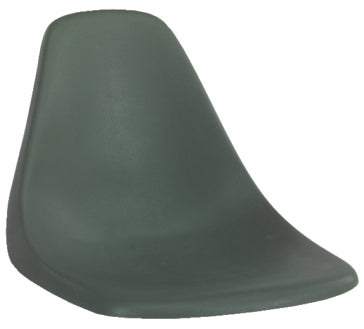 MOLDED POLY FISHING CHAIR W/O SWIVEL-GRE