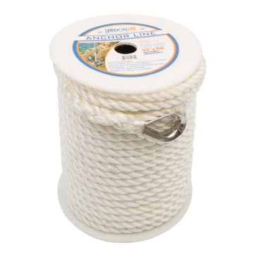 DBLE BRAID NYL ANCHOR LINE 3/8 inchX150 GO